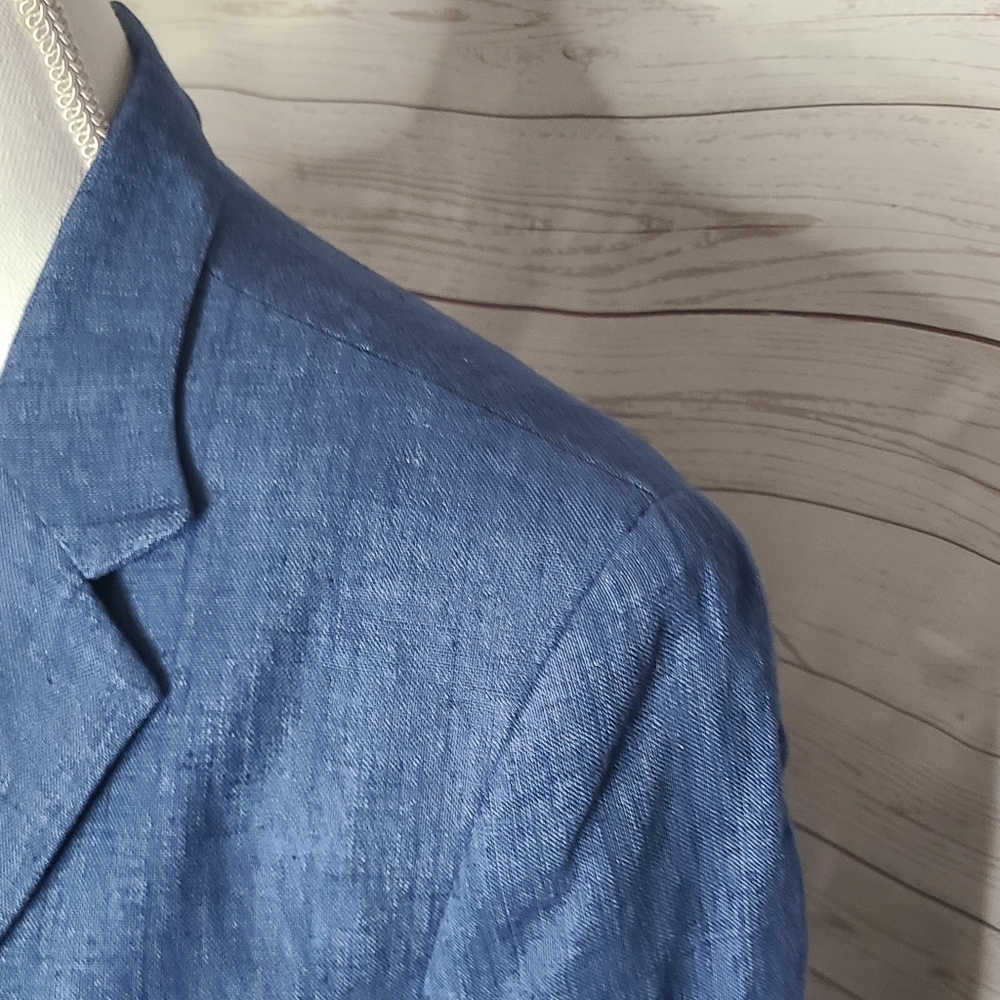 Ralph Lauren Linen Two Button Blazer - image 8